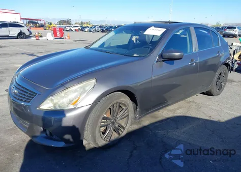 2011 Infiniti G37 Journey from USA, damaged, VIN JN1CV6AP9BM502985